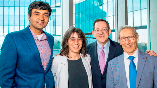 Multidisciplinary Nemmers Prize Winners with President Schill